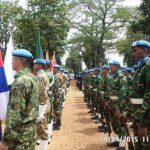 Les contingents de la MINUSCA / photo Eric Ngaba