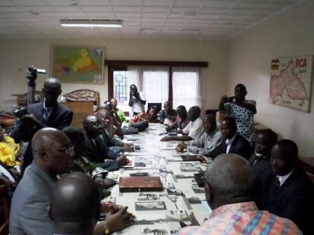Les leaders des partis signataires /@Eric Ngaba