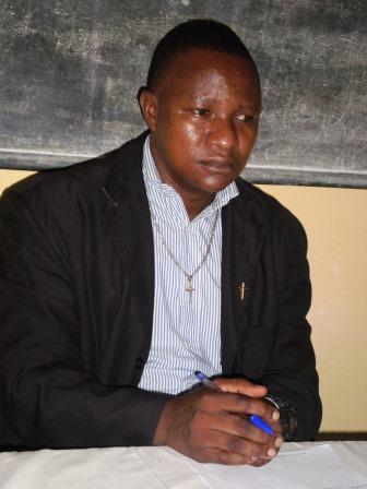 Abbé Frédéric Nakombo, SG du CEJP / @Eric Ngaba