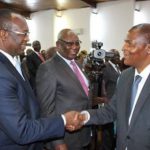 Le président Touadera avec les leaders d&rsquo;opposants politique/@photo presse présidentielle