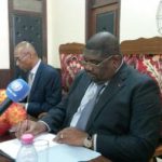Le porte-parole du gouvernement et porte-parole de la Minusca@Eric NGABA