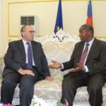 Le DG de la commission de l&rsquo;UE Stefano Manservi et le président Touadera@Eric Ngaba