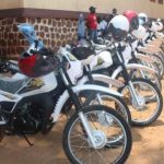 les motos octroyéesàEric Ngaba