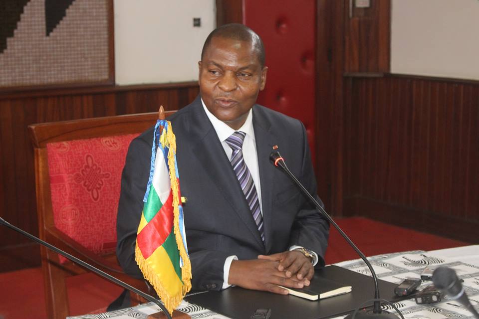 le président centrafricain Faustin Archange Touadera