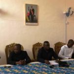 Colonel Noël Selesson et les autres membres de la mission@Eric Ngaba