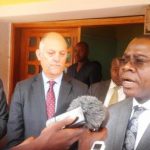le ministre Dondra avec la délégation du FMI@Eric Ngaba