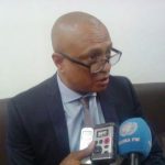 Le ministre de l&rsquo;environnement, Thierry Kamach@Fiacre Salabé