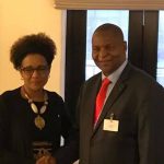 Touadera et Mickel Jean