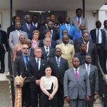 photo de famille au palais de Renaissance de Bangui@UE Com