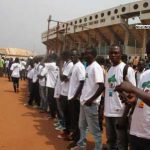 Les leaders des organisations de la jeunesse centrafricaine@Eric NGABA