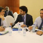 Une vue des participants au forum économique de Bangui