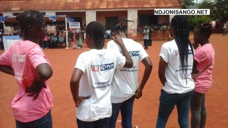 Les filles assistées par l'ONG Plan en Centrafrique@Eric Ngaba