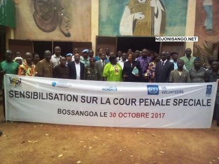 Photo de famille leaders communautaires à Bangui@Fiacre Salabé