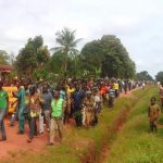 Une marche à Bambari