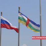 les couleurs de la Russie et de la Centrafrique