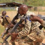 les forces armées centrafricaines en formation