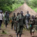 Les rebelles de la LRA dans un village en Centrafrique