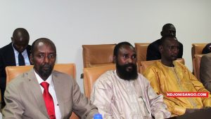 Les chefs rebelles Abakar Sabone, Mahamat Alkhatim et Sidiki Abbas aux pourparlers de Khartoum@Erick Ngaba