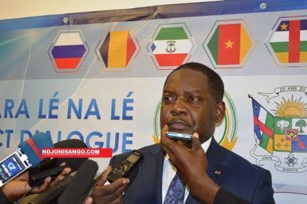  le premier ministre centrafricain, Firmin Ngrébada, aux pourparlers de Khartoum@Erick Ngaba