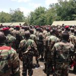 Les FACA en formation au camp Berengo@Erick Ngaba