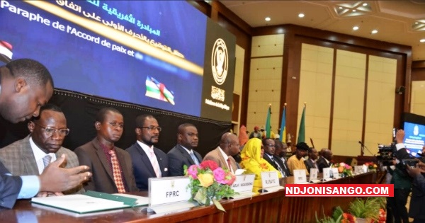 Paraphe de l'accord de paix à Khartoum