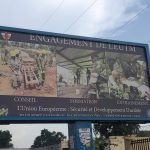 Affichage de l&rsquo;EUTM à Bangui