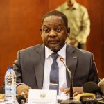 Le premier ministre centrafricain Firmin Ngrebada