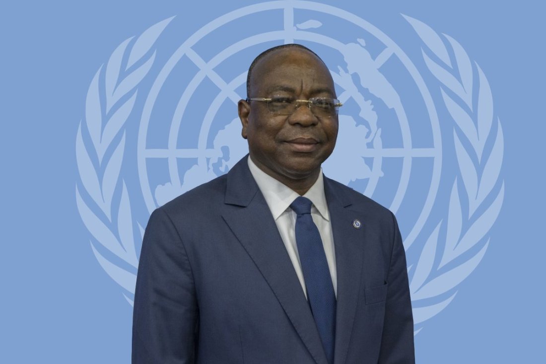 Mankeur Ndiaye, Chef de la Minusca et Repésentant Spécial du Secrétaire Général de l'ONU en Centrafrique@photo twitter Minusca