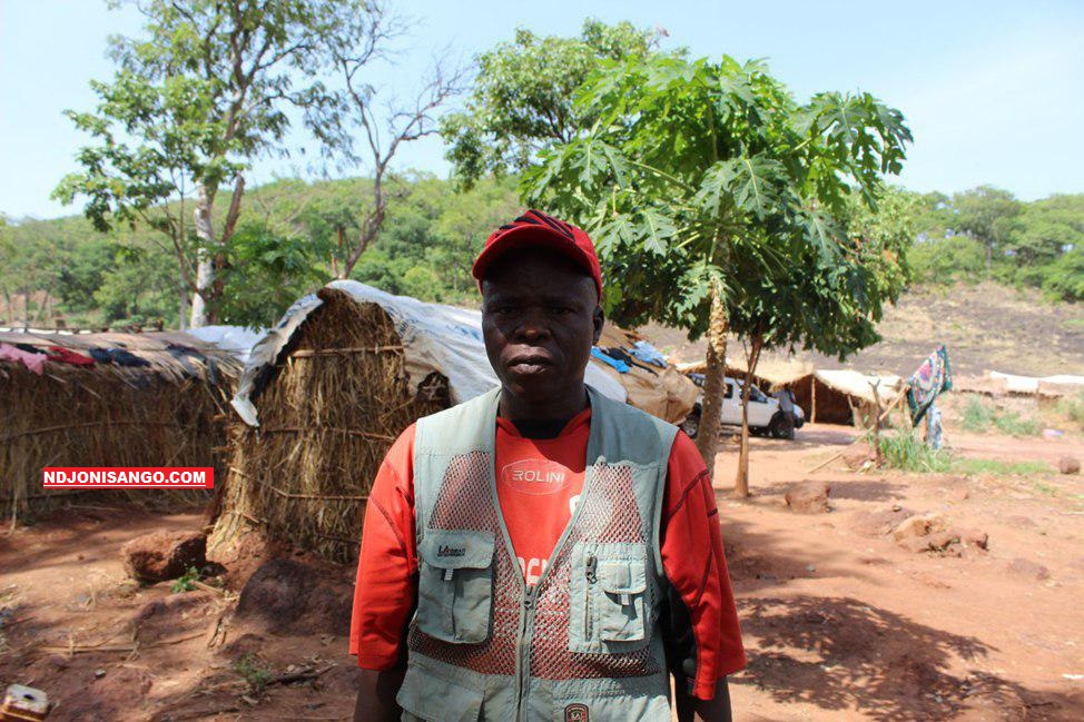 Jean Narcisse Kossi Kouzou, Rapporteur du maire de la commune de Dibichi à Ndachima sur le chantier minier de Krandja@photo Erick Ngaba