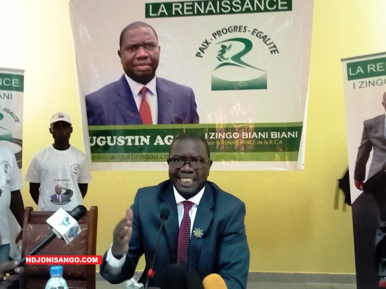 Augustin Agou, président du parti La Renaissance@photo Erick Ngaba