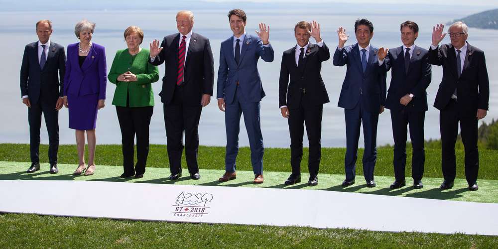 Les dirigeants occidentaux au sommet du G7 au sud de France