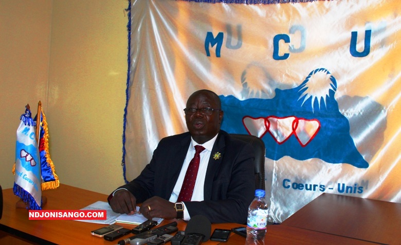 Jean Syphorien Mapénzi, Conseiller politique du Mouvement Coeurs Unis du président Faustin Archange Touadera@photo Erick Ngaba