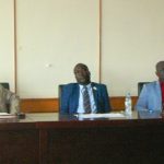 Un panel des philosophe centrafricains lors de la célébration de la journée mondiale de la philosophie @photo Dieudonné ZEKE