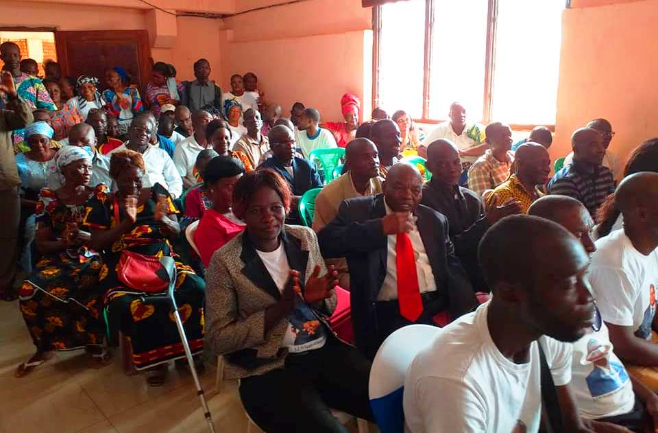 les militants du MCU à la validation des bureaux sous-fédéraux de Bangui