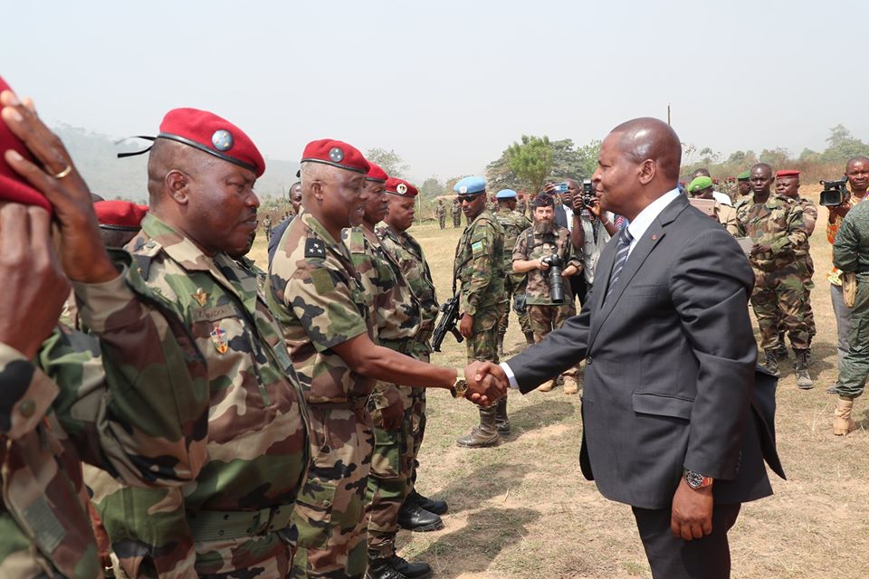 Des Généraux des forces armées centrafricaines FACA valorisés par le président Touadera