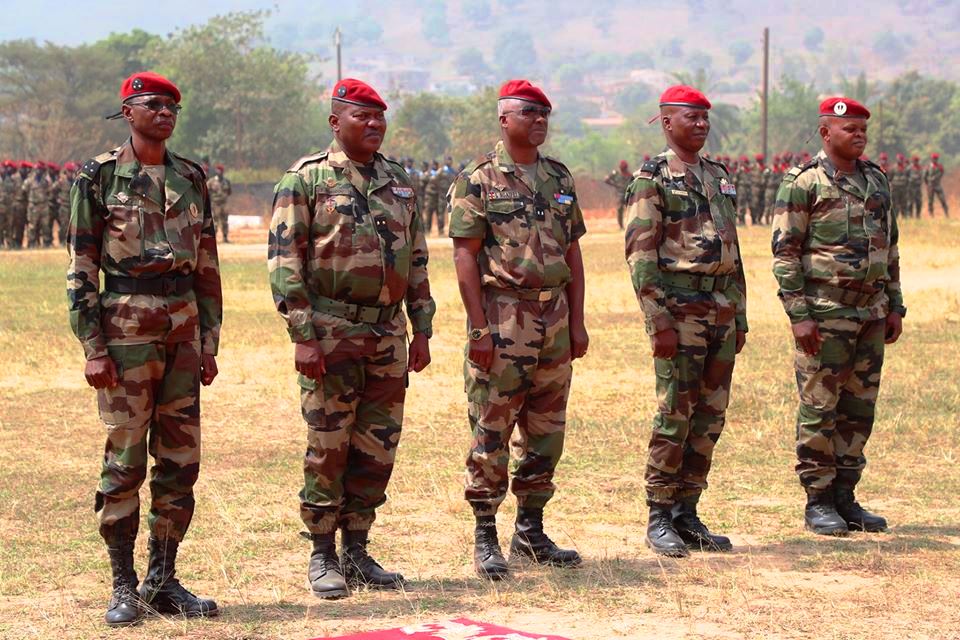 Des Généraux des forces armées centrafricaines FACA valorisés par le président Touadera