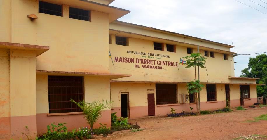 maison d'arrêt de Ngaragba à Bangui