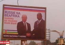 RCA: échange téléphonique entre Touadera et Poutine