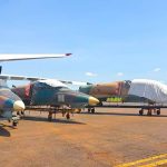 Trois avions chasseurs Albatros livrés à l&rsquo;armée centrafricaine par la Russie