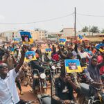 Des manifestants contre le terrorisme dans les rues de Bangui