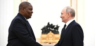 RCA: Poutine salue les efforts de Touadéra pour la promotion de la langue russe