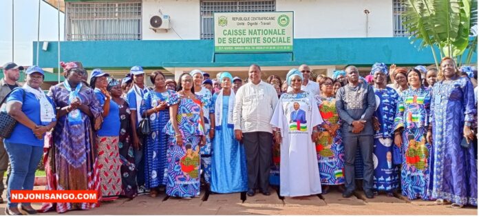 Sensibilisation des militantes du MCU sur le processus électoral en Centrafrique @crédit photo Marly Pala