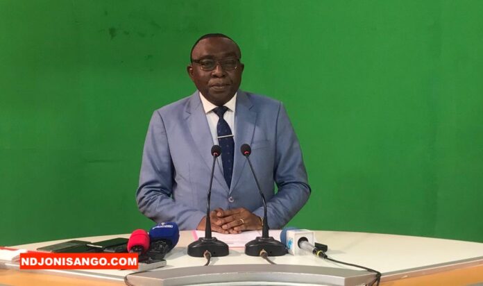Maxime Balalou, ministre de la communication et des médias, porte-parole du gouvernement
