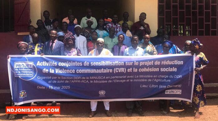 Sensibilisation sur la paix et la cohésion sociale à Liton dans le cadre du projet CVR
