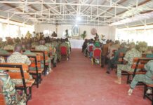 RCA: une messe d’action de grâce des forces de défense et de sécurité à la grotte notre-dame des armées