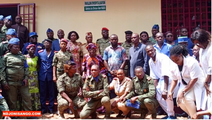 Remise de pavillon d’hospitalisation des officiers généraux de la gendarmerie réhabilité @crédit photo Marly Pala