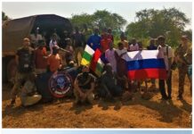 RCA: les instructeurs russes apportent un soutien logistique à la construction de l’hôpital de Digui