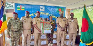 RCA: l’uniformité au sein des FACA se renforce avec une dotation de tenues militaires