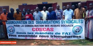 RCA: la COSCAS apporte son soutien à la candidature de Touadéra pour la présidentielle du 28 décembre 2025