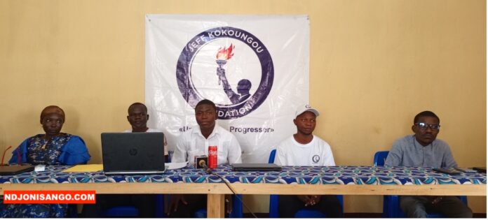 Les membres de la Fondation Jeff Kokoungou @crédit photo Marly Pala